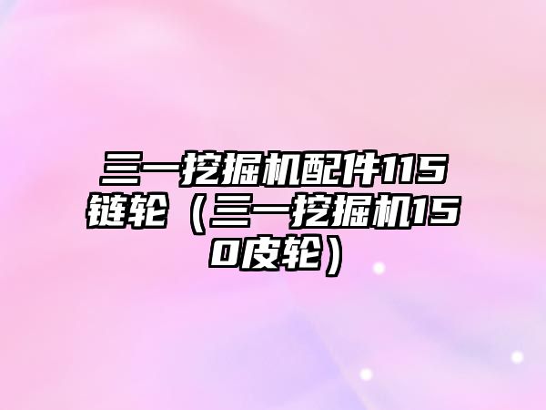 三一挖掘機配件115鏈輪（三一挖掘機150皮輪）