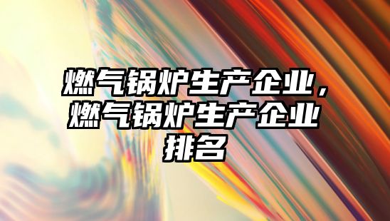 燃?xì)忮仩t生產(chǎn)企業(yè)，燃?xì)忮仩t生產(chǎn)企業(yè)排名