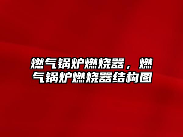 燃氣鍋爐燃燒器，燃氣鍋爐燃燒器結構圖
