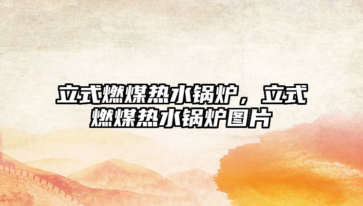 立式燃煤熱水鍋爐，立式燃煤熱水鍋爐圖片