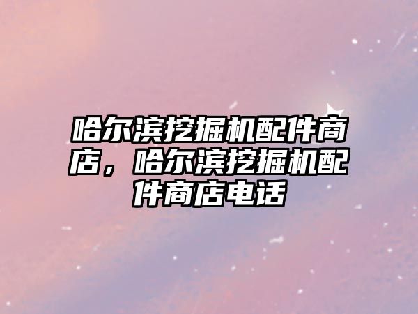 哈爾濱挖掘機配件商店，哈爾濱挖掘機配件商店電話