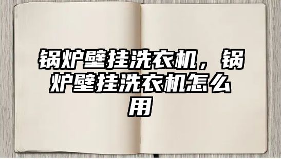 鍋爐壁掛洗衣機，鍋爐壁掛洗衣機怎么用