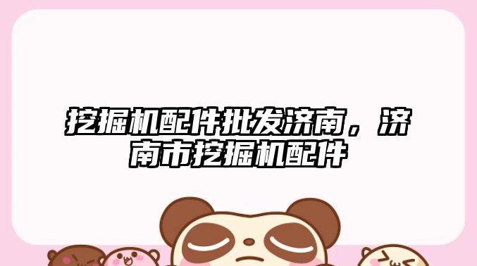 挖掘機配件批發(fā)濟南，濟南市挖掘機配件