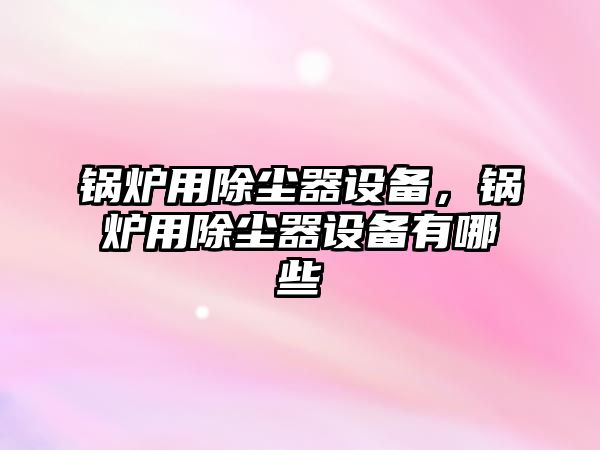 鍋爐用除塵器設(shè)備，鍋爐用除塵器設(shè)備有哪些