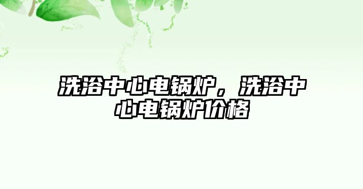洗浴中心電鍋爐，洗浴中心電鍋爐價格