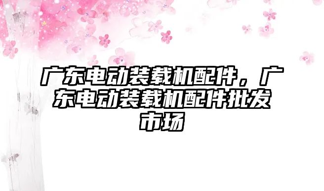廣東電動(dòng)裝載機(jī)配件，廣東電動(dòng)裝載機(jī)配件批發(fā)市場
