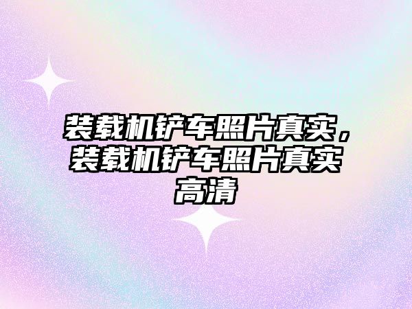 裝載機鏟車照片真實，裝載機鏟車照片真實高清