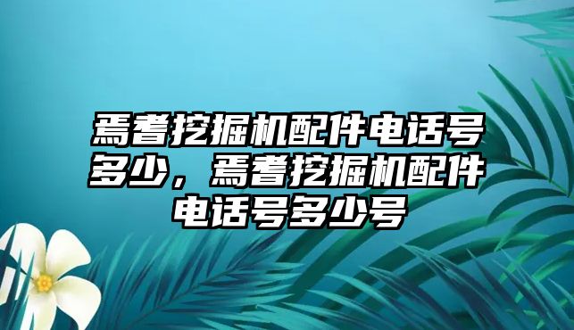 焉耆挖掘機(jī)配件電話號(hào)多少，焉耆挖掘機(jī)配件電話號(hào)多少號(hào)