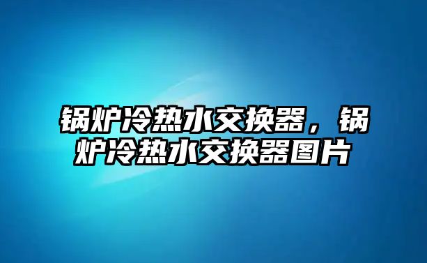 鍋爐冷熱水交換器，鍋爐冷熱水交換器圖片