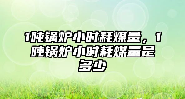 1噸鍋爐小時耗煤量，1噸鍋爐小時耗煤量是多少