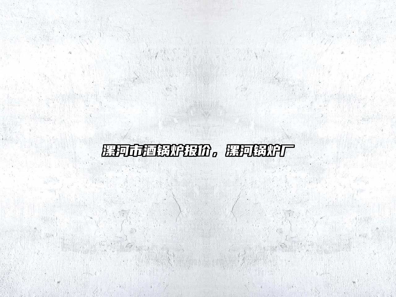 漯河市酒鍋爐報價，漯河鍋爐廠