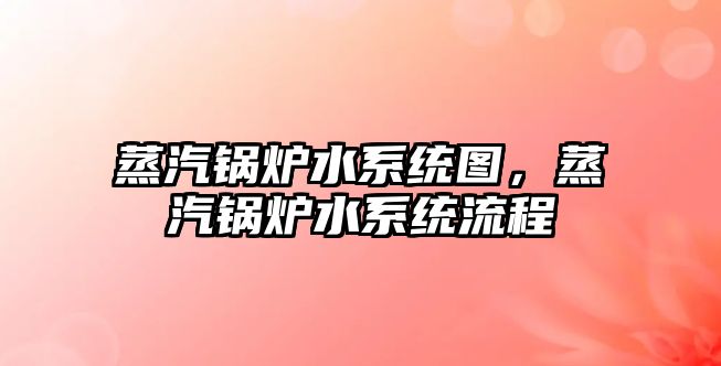 蒸汽鍋爐水系統(tǒng)圖，蒸汽鍋爐水系統(tǒng)流程
