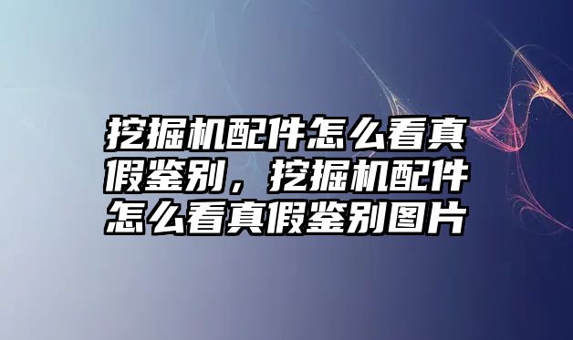 挖掘機(jī)配件怎么看真假鑒別，挖掘機(jī)配件怎么看真假鑒別圖片