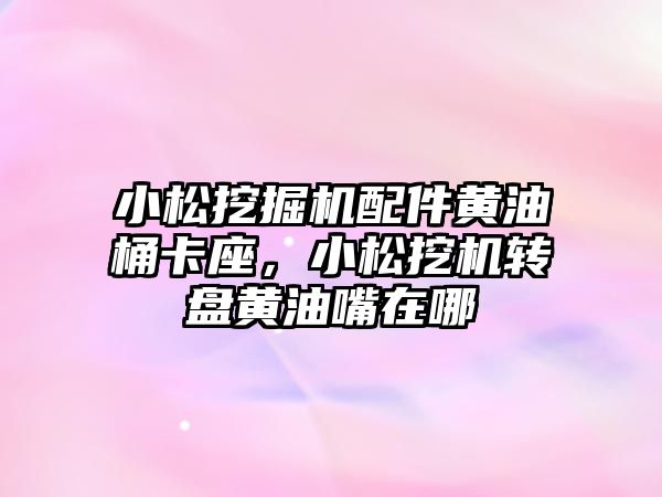 小松挖掘機配件黃油桶卡座,小松挖機轉(zhuǎn)盤黃油嘴在哪