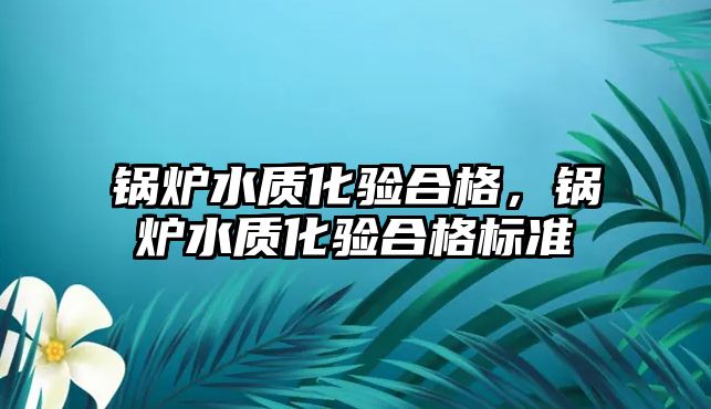 鍋爐水質化驗合格，鍋爐水質化驗合格標準