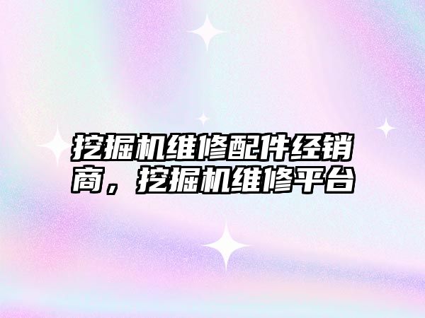 挖掘機(jī)維修配件經(jīng)銷商，挖掘機(jī)維修平臺