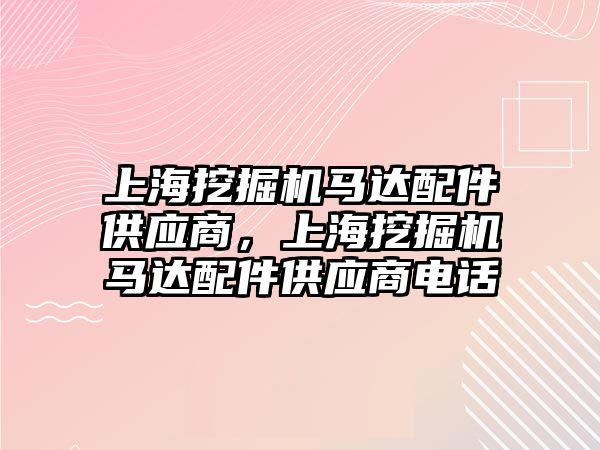 上海挖掘機(jī)馬達(dá)配件供應(yīng)商，上海挖掘機(jī)馬達(dá)配件供應(yīng)商電話