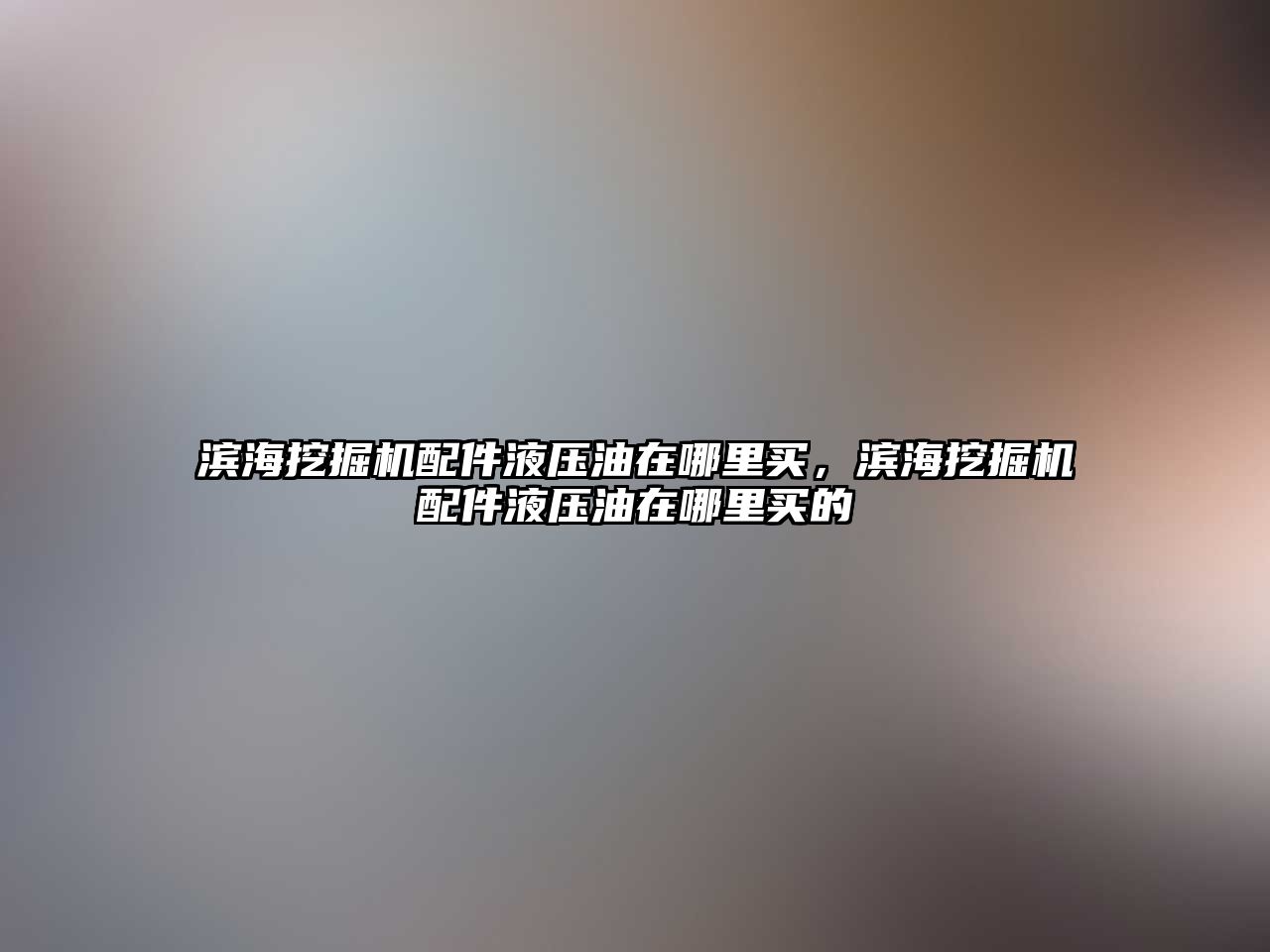 濱海挖掘機配件液壓油在哪里買，濱海挖掘機配件液壓油在哪里買的