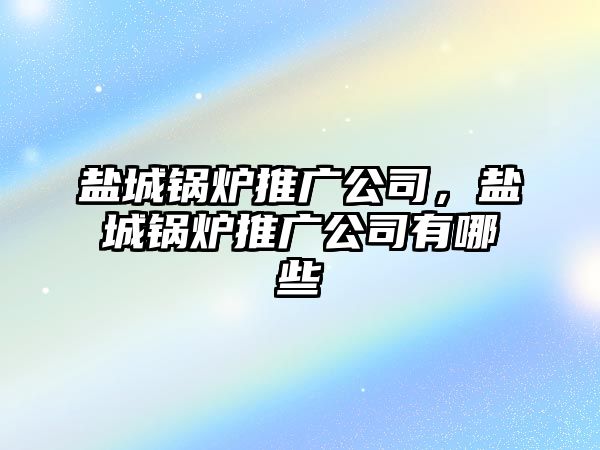 鹽城鍋爐推廣公司，鹽城鍋爐推廣公司有哪些