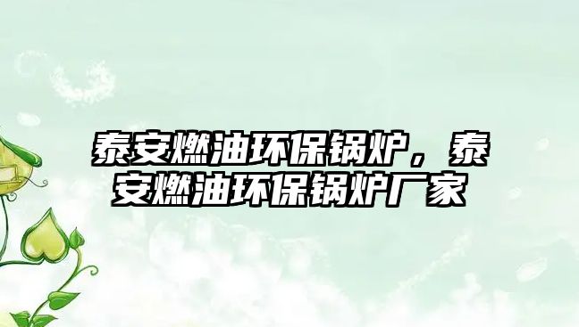 泰安燃油環(huán)保鍋爐，泰安燃油環(huán)保鍋爐廠家